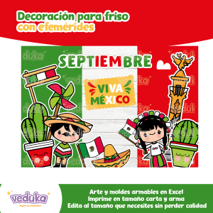 Decoración para friso con efemérides