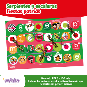 Serpientes y escaleras fiestas patrias